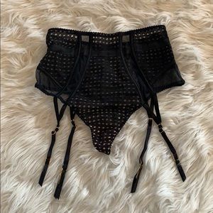 Victoria's Secret High-Waist Thong With Garter